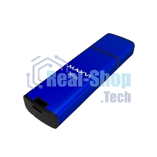 Флешка USB Maxvi MP2 blue (FD16GbUSB20C10MP2), 16Gb, USB 2.0, R/W 15/5, синий/черный