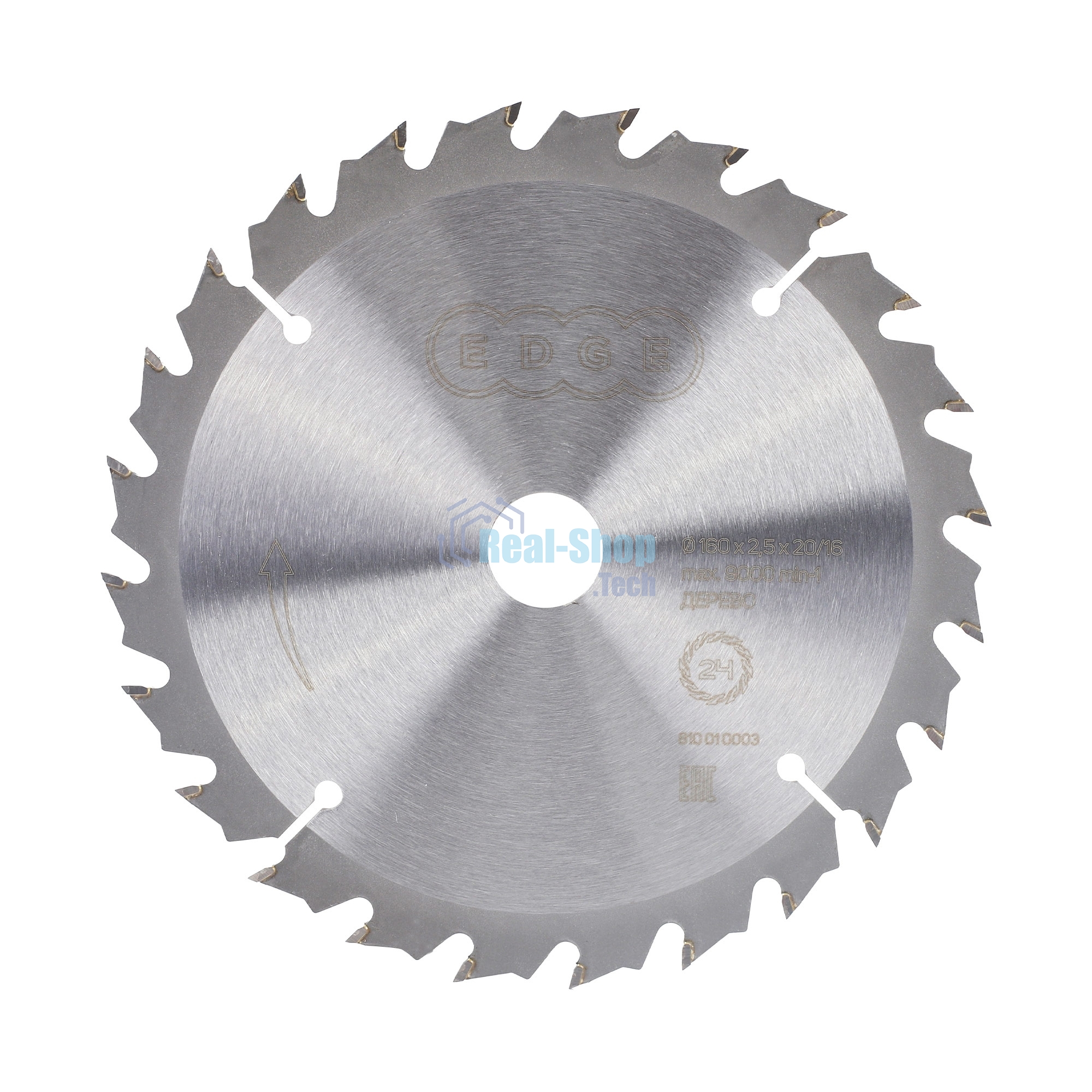 Диск EDGE by PATRIOT пильный по дереву 160х24х20/16