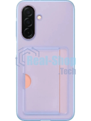 Чехол (клип-кейс) Samsung для Samsung Galaxy A26 Card Slot Case A26 голубой (EF-OA266TLEGRU)
