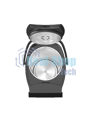 Термопот BQ TP5001 Black. Мощность 1600 Вт/Объем 5 л/Сенсорный LED-дисплей/Поддержание температуры/Функция дехлорирования/Регулировка темперы от 40 до 90 'C/Система защиты: от перегрева, от включения без воды, блокировка подачи воды/Внутренняя колба из нержавеющей стали AISI 304/Съемная крышка/Ручка для переноски/Электрическая помпа/Длина шнура 0.85 м