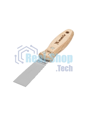 Шпательная лопатка Matrix из нержавеющей стали, 30 мм, буковая рукоятка, EFP 85608