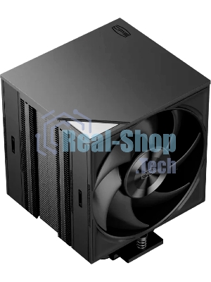 Кулер для процессора PCCooler RZ700D BK (270W, 4-pin PWM, 159.5mm, Al/Cu, 7x6mm, 2x120mm, 79.8CFM, 35.9dBA, 2400RPM, S: 1851/1700/1200/115X, AM5/AM4, black)