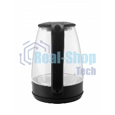 Электрочайник Blackton Bt KT100G черный, 1.7 л, 1500 Вт, скрытый нагревательный элемент