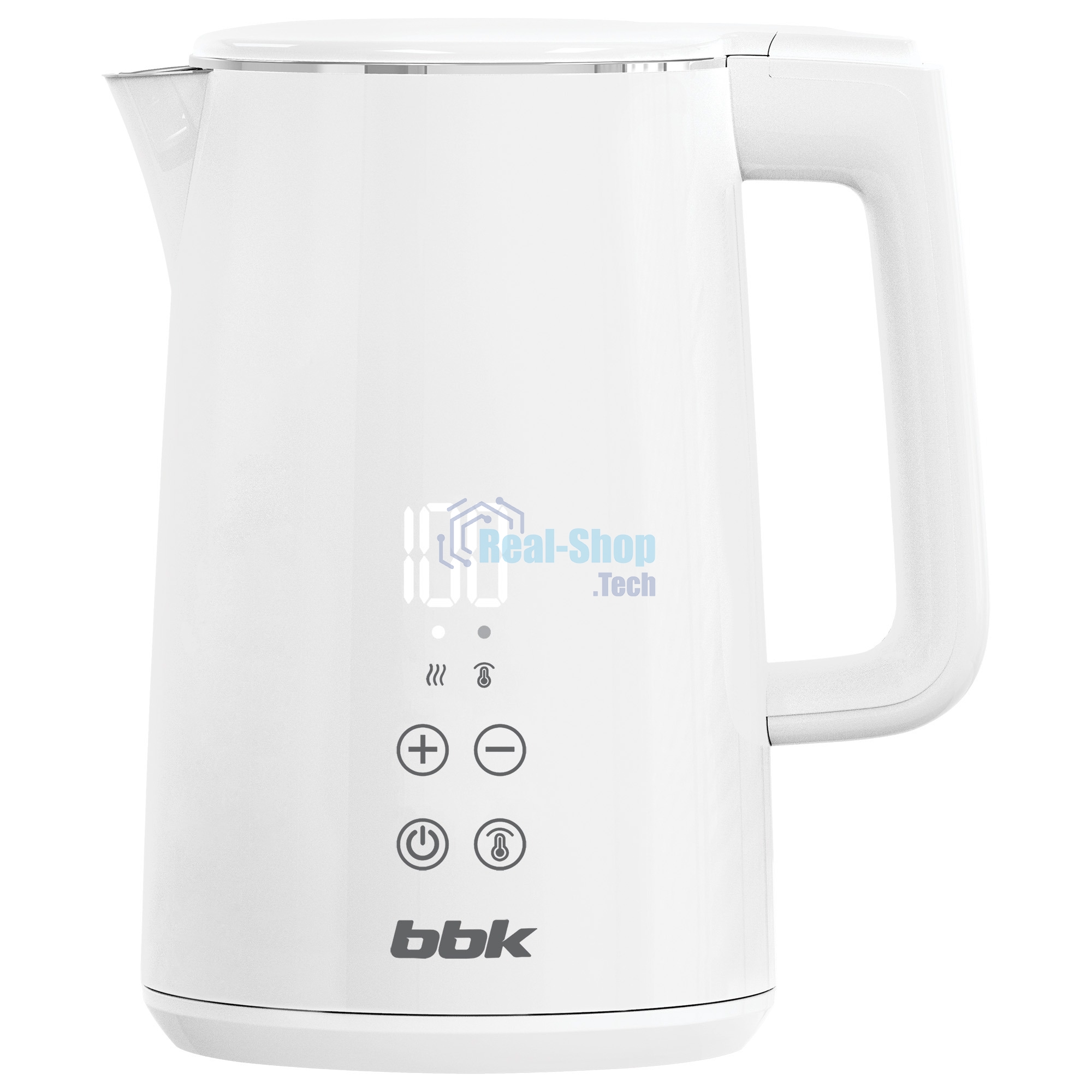 Чайник электрический BBK EK1500 2200 Вт, 1.5 л, белый