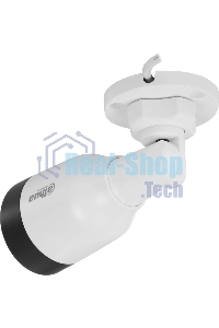 Уличная цилиндрическая IP-видеокамера Dahua DH-IPC-HFW1230S1P-0280B-S6 2Мп, 1/2.8” CMOS, объектив 2.8мм, детектор человка, ИК-подсветка до 30м, IP67, корпус: металл, пластик