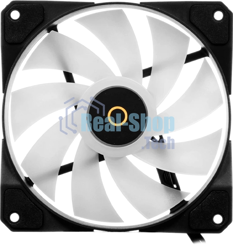 Реверсный вентилятор Fan Ocypus Beta F12 BK ARGB REVERSE BLADE PWM черный
