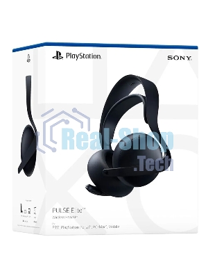 Гарнитура Sony PlayStation PULSE Elite чёрный, беспроводная, радиоканал, до 30 ч, совместимость с PS5