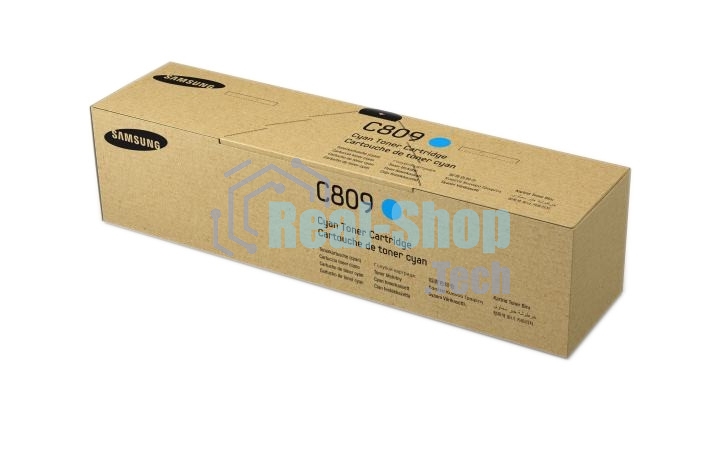 Картридж лазерный Cactus CS-CLT-C809S голубой (15000 стр.) для Samsung CLX-9201ND/9201NA/9251NA/9301NA