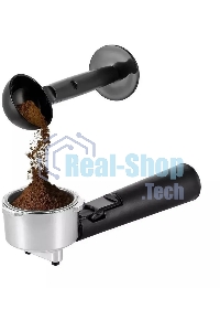 Кофеварка рожковая Kitfort КТ-7219 белый, исп. кофе - молотый, 1.2 л, 1100 Вт, 15 бар