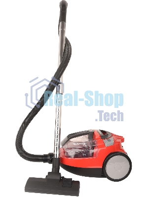 Пылесос Hyundai HYV-C3075 красный, 380/2000 Вт, уборка сухая, пылесборник контейнер 1.5 л