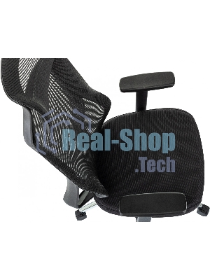 Кресло Бюрократ MC-412N-H черный, сетка, подголовник