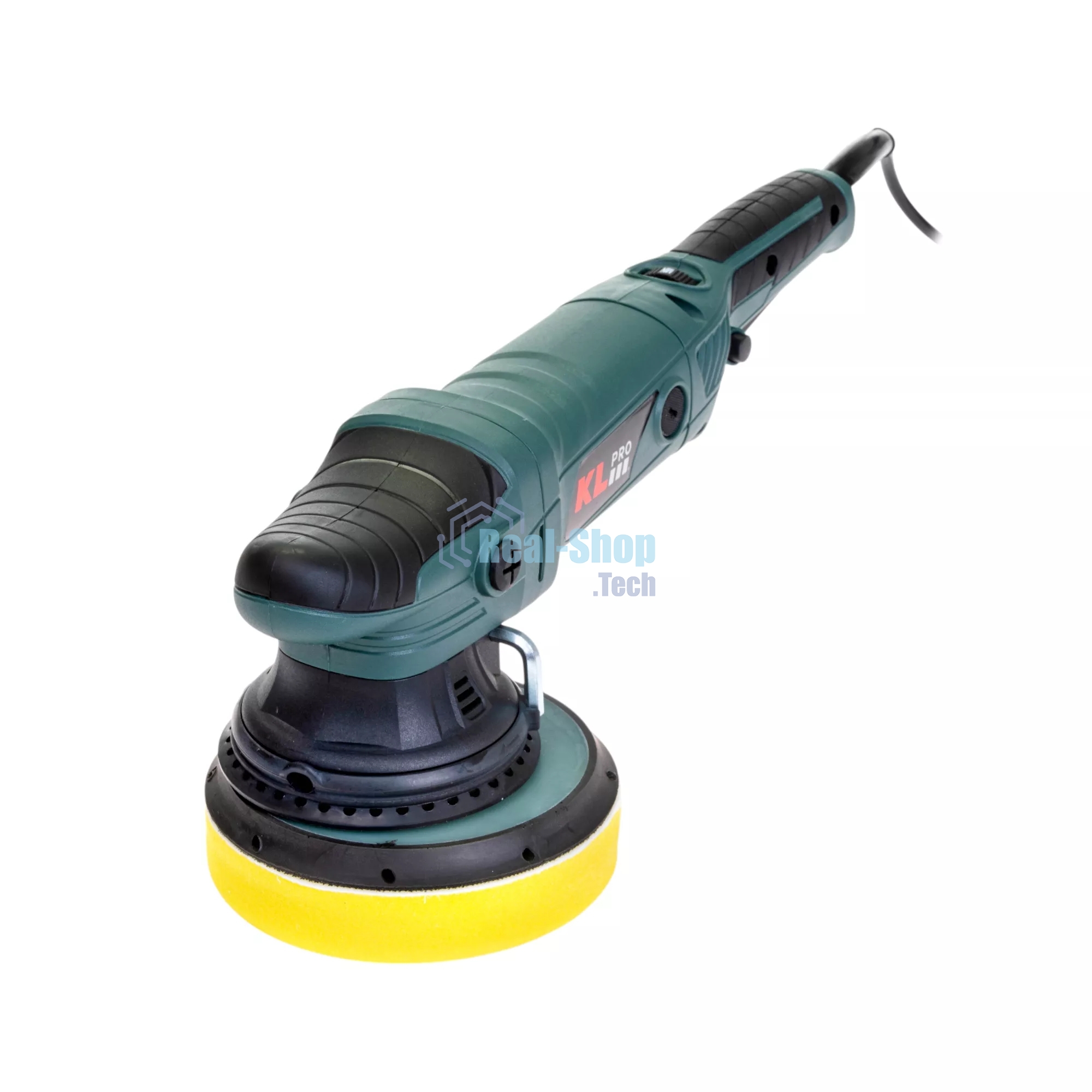 Профессиональная полировальная угловая машина KLPRO KLPJ7171 (720вт, 5000 об/мин, 150мм, орбитальное вращение)