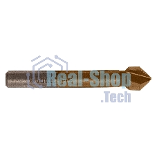 Зенковка конусная Denzel под М4, HSS, по металлу, цилиндрический хвостовик