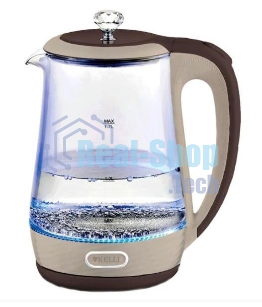 Чайник электрический KELLI KL-1404 кофейный