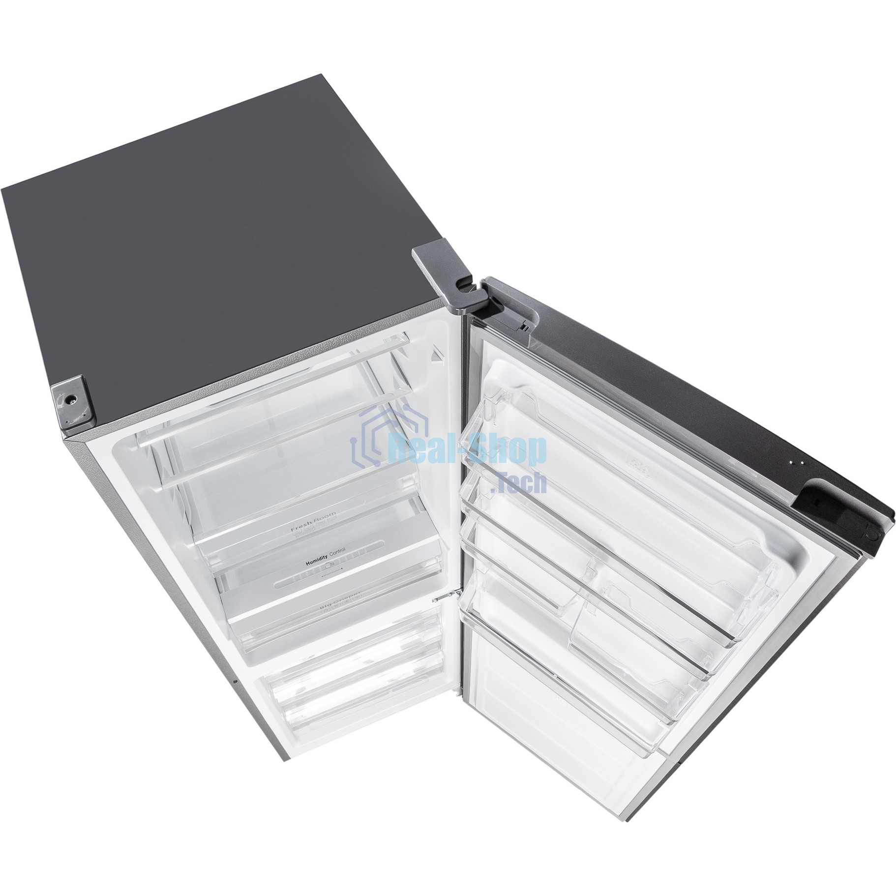 Холодильник DeLonghi DCS 19NFI IS DAMIANO серый двухкамерный 230/100л морозилка снизу, No Frost