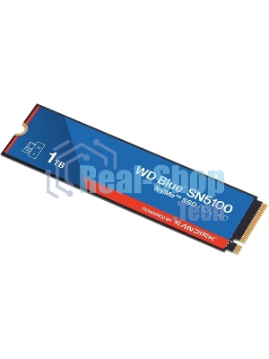 Накопитель SSD WD 1TB M.2 2280 NVMe PCIE 4.0 x4 7100/6700 BLUE SN5100