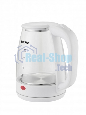 Электрочайник Blackton Bt KT100G белый, 1.7 л, 1500 Вт, скрытый нагревательный элемент