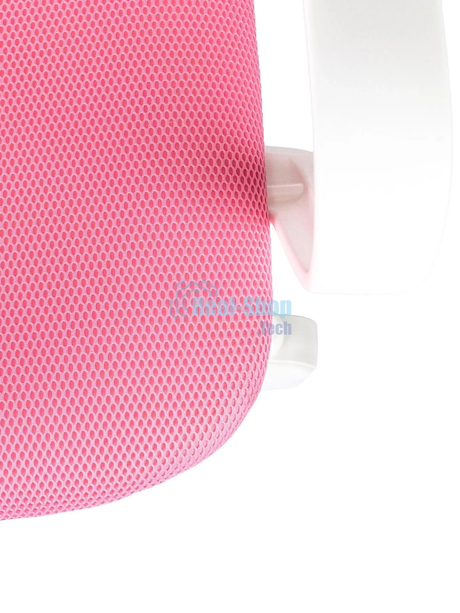 Кресло Domfy DK X-ROOM WH розовый TW-06A TW-13A сетка/ткань крестов. пластик белый