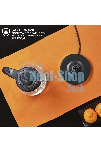 Чайник электрический Scarlett SC-EK27G36 1.8л. 1800Вт черный (корпус: стекло)