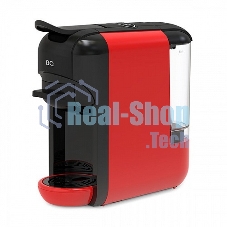 Кофеварка 3 в 1 BQ CM3000 черный-красный, исп. кофе - капсулы/молотый, 0.6 л, 1450 Вт, 19 бар