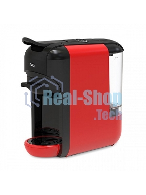 Кофеварка 3 в 1 BQ CM3000 черный-красный, исп. кофе - капсулы/молотый, 0.6 л, 1450 Вт, 19 бар