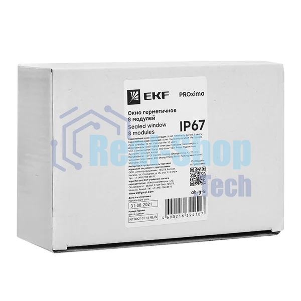 Окно герметичное 8 модулей IP67 PROxima EKF ak-g-8