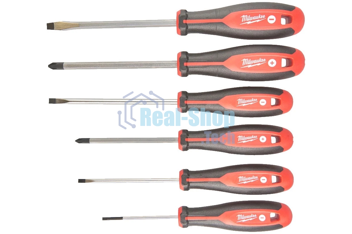 Отвертки Milwaukee набор №2 6шт (4932471807)