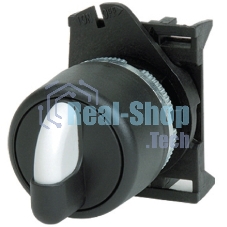 Переключатель DKC 3 положения стандартная ручка с фиксатором черный