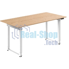 Стол офисный Defender Torios дуб, 160x75, высота 72-117 см