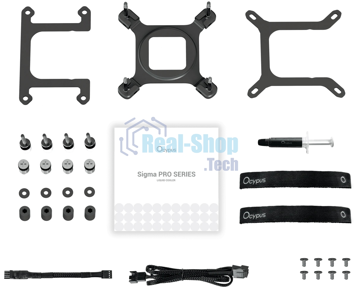Система охлаждения Ocypus Sigma L24 PRO BK IPS Display/ черный/ 290W/ All Intel/ AMD AM* / Screws