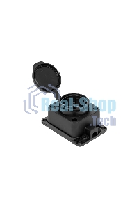 Розетка настенная с защитной крышкой каучуковая 230В 2P+PE 16A IP44 EKF PROxima