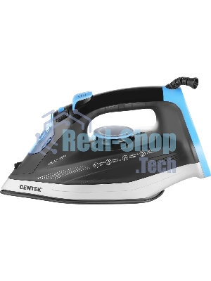 Утюг Centek CT-2315 черный, 2700 Вт, 35 г/мин, 135 г/мин, 320 мл