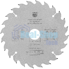 Диск пильный по дереву Berger BG1646 d=190 мм d(посад.)=30 мм (циркулярные пилы) (упак.: 1 шт)