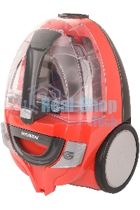 Пылесос Hyundai HYV-C3075 красный, 380/2000 Вт, уборка сухая, пылесборник контейнер 1.5 л
