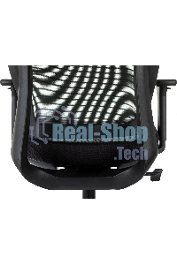 Кресло руководителя Бюрократ MC-412N-H черный сетка/ткань с подголов. крестов. металл хром