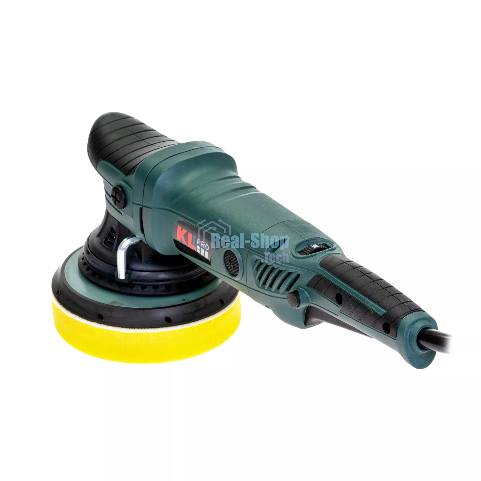 Профессиональная полировальная угловая машина KLPRO KLPJ7171 (720вт, 5000 об/мин, 150мм, орбитальное вращение)