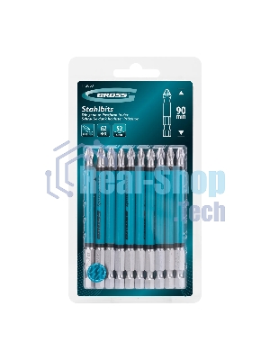 Бита Gross PH2х90 мм, сталь S2, кругл., 10 шт.