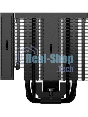 Кулер для процессора PCCooler RZ820 Display BK (290W, 4-pin PWM, LED, 169mm, Al/Cu, 8x6mm, 1x140mm + 1x150mm, 71.9/78.7CFM, 27.1/35.8dBA, 1500/2500RPM, S: 1851/1700/1200/115X/20XX, AM5/AM4, black)
