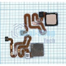 Кнопка HOME в сборе с механизмом и шлейфом для Huawei P9 Lite/G9, золотая