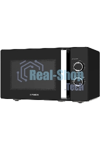 Микроволновая печь Hyundai HYM-M2012 черный/хром, 23 л, 800 Вт, переключатели - поворотный механизм