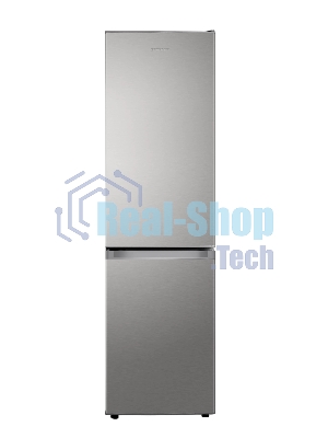 Холодильник Kraft KF-NF282X нержавеющая сталь двухкамерный 164/64л морозилка снизу
