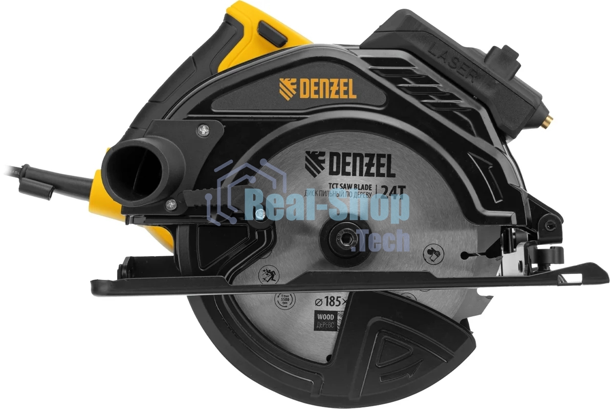 Пила циркулярная Denzel CSH-185, 1400 Вт, 185 мм