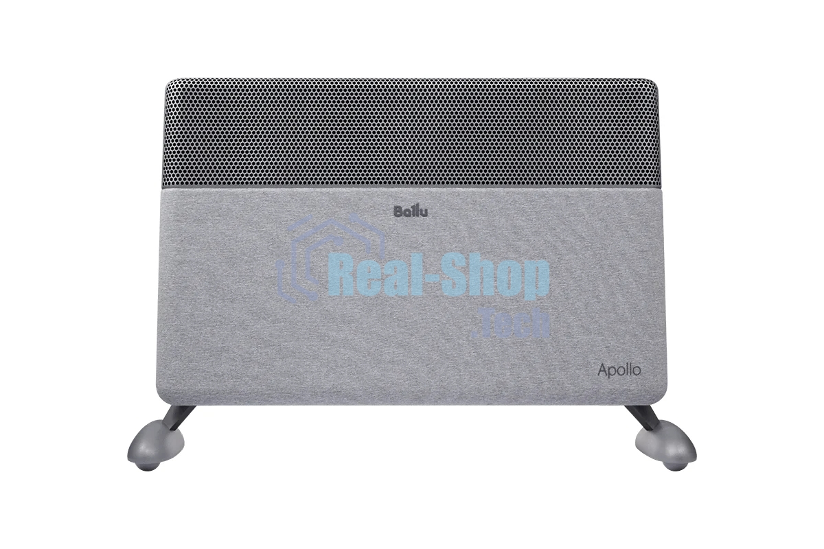Конвектор Ballu Apollo digital INVERTER Moon Gray BEC/ATI-1501 серый, 1500 Вт, 20 м2, термостат, дисплей, WiFi