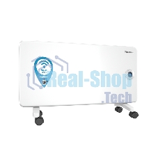 Конвектор электрический Thermex Frame 1500E белый, 1500 Вт, 20 м2, термостат, дисплей, WiFi