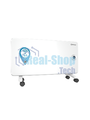 Конвектор электрический Thermex Frame 1500E белый, 1500 Вт, 20 м2, термостат, дисплей, WiFi
