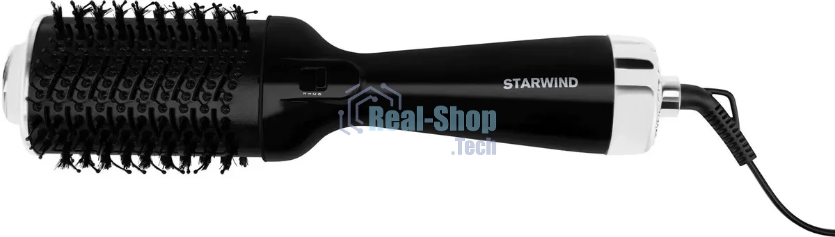 Фен-щетка Starwind SHB 7760 1200Вт черный/серебристый