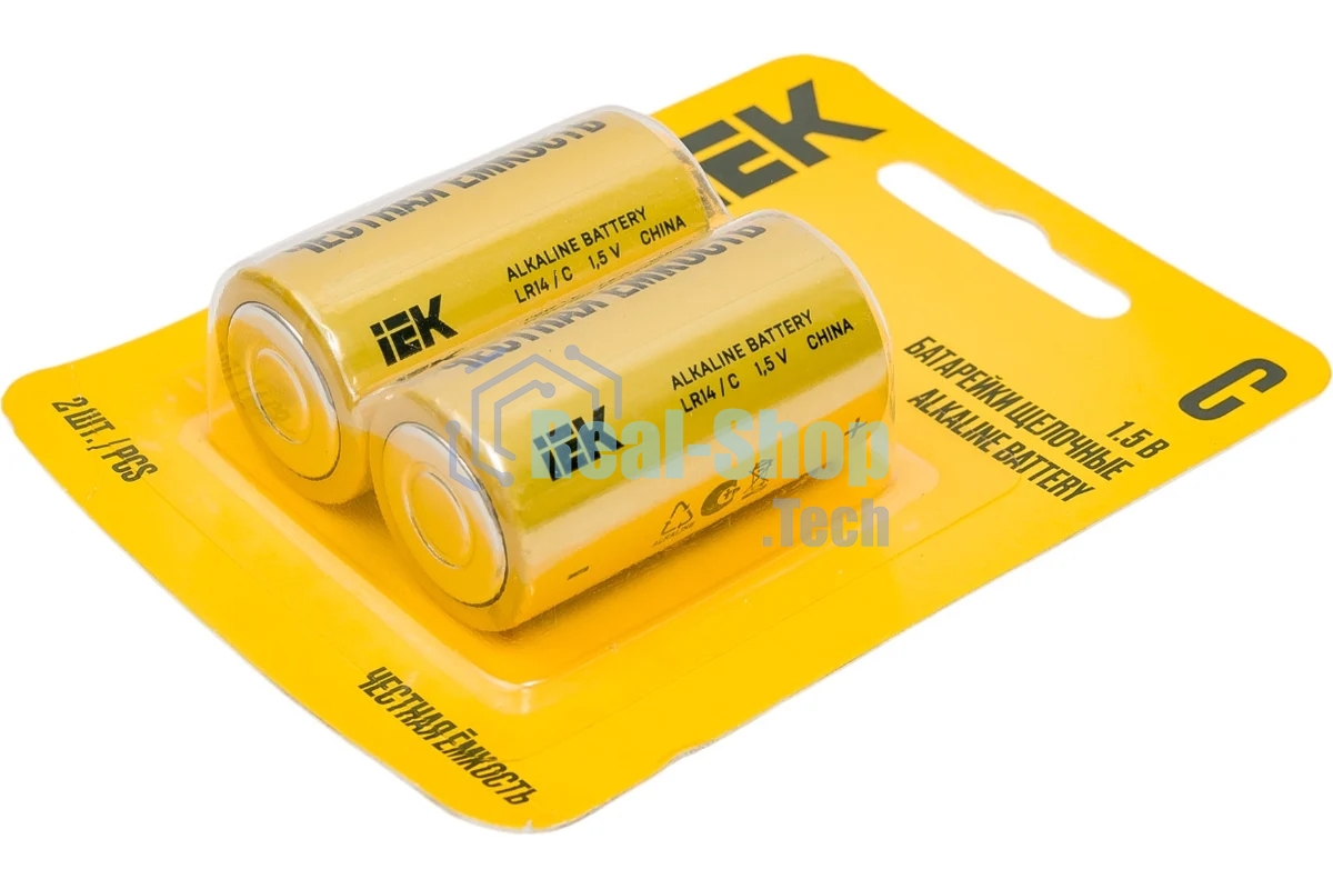 Батарейка щелочая Alkaline Optima LR14/C (2шт/блистер)