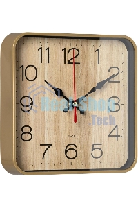 Часы настенные аналоговые Бюрократ WallC-S62P D19 см бежевый