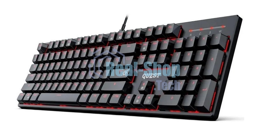 Клавиатура проводная Defender Quest GK-596 RU (45596), USB, черный