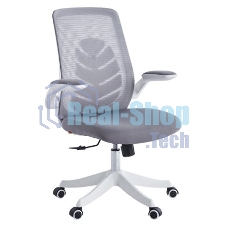 Кресло офисное для оператора Chairman CH565 серый, белый пластик
